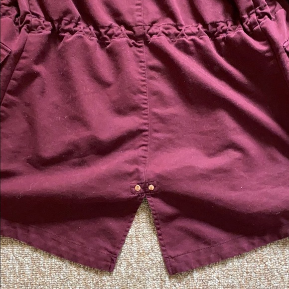 Maroon longline utility jacket ❤️ - Picture 4 of 5